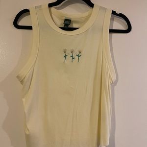 Wild Fable Yellow Daisy Tank Top Woman’s Large